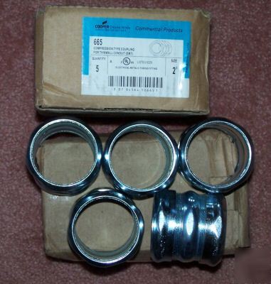 5 crouse-hinds compression coupling 665 for 2