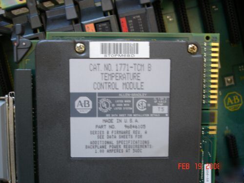 Ab plc-5/30B/c complete sys. plastcmolding mdl, tested
