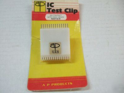 A p products ic test clip 923718-r 28 pin w.nail heads