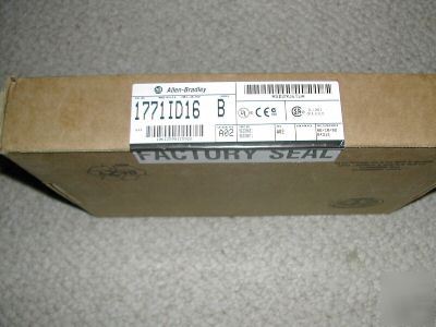 Factory sealed allen bradley 1771-ID16/b module