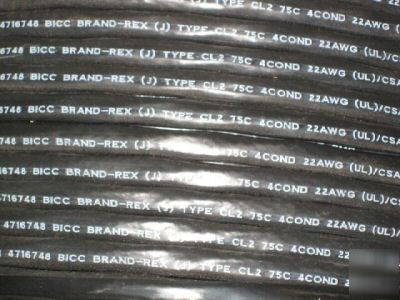 1000FT bicc ibm type 1 2 pair 22AWG shielded cable