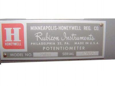 Honeywell rubicon model 2788 potentiometer