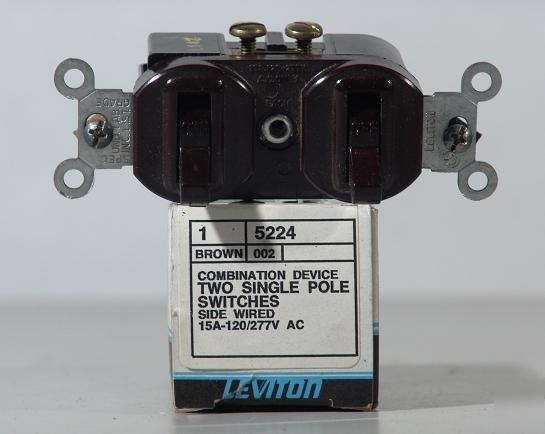 Leviton single pole switches 14A-120/277V ac