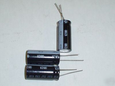 New 25 pcs 350V 10UF nichicon hi-temp radial capacitors 