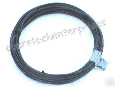 New 100' of awg #8 black stranded copper wire - brand 