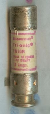 New gould shawmut TR10R fuse RK5 10 amp tr-10-r time d