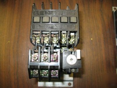Fuji 1RCOFOZ contactor with 1NROFE overload relay