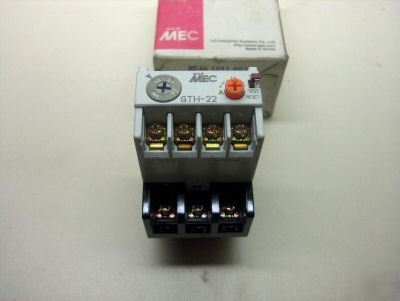 New lg mec thermal overload relay 1.6-2.5A gth-22/2