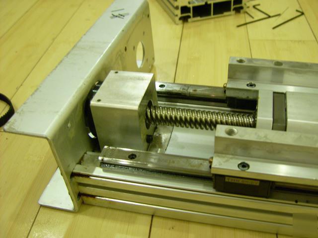 Cnc router ball lead screw x y z axis linear bearings