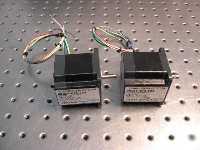 G35374 two vexta PK266-01A-C23 stepper motors