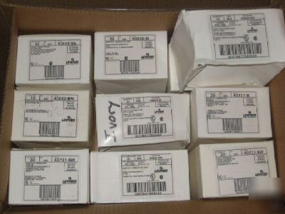 Huge lot of leviton quickport products 