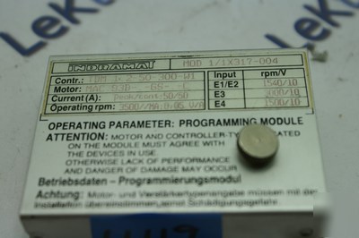 Indramat MOD1/1X317-004 programming module