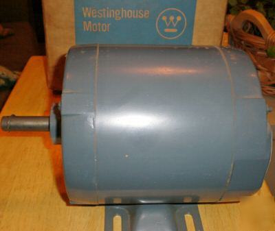 New westinghouse 1/4 hp 3 phase ball bearing motor ( )