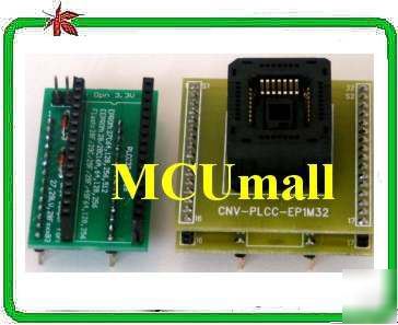 PLCC32-DIP32/DIP28 zif adapter 4 universal programmers