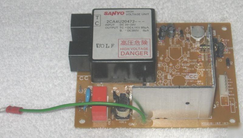 Sanyo 4000 volt high voltage dc power supply 24V in