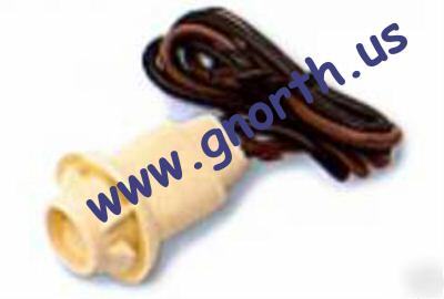 194 (60-58) plastic wedge pigtail socket receptacles