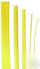 80' 2:1 yellow heat shrink tubing - 8 sizes 