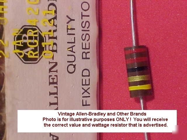 Allen bradley 5% 2W 390 ohm resistor RC42GF391J