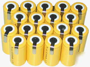 New 18 nicd sub c 1800 mah batteries for power tool etc