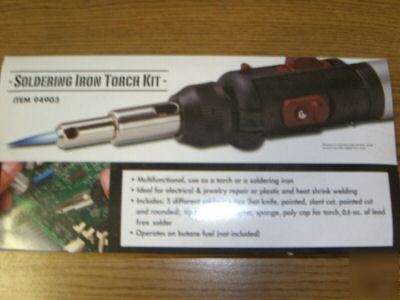 Portable wireless soldering iron torch kit..heat gun.
