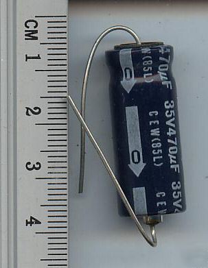 470UF/35V/85C electrolytic capacitor 50 lotaxial
