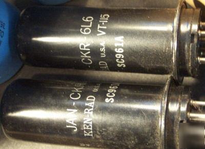 Mallory capacitors filter tubes fuses asst'd components