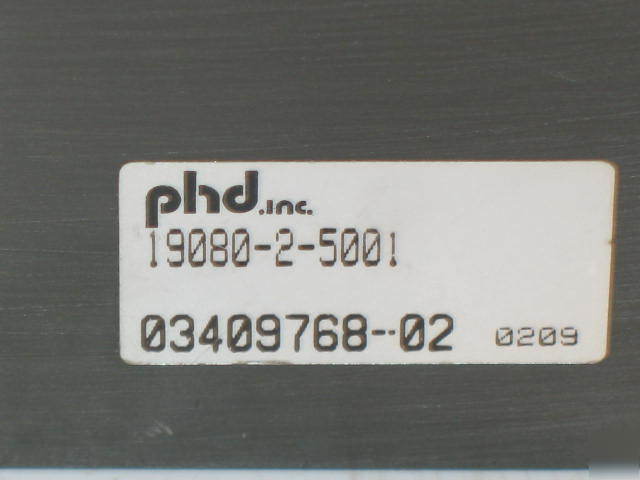 Phd pneumatic air parallel gripper 19080-2-5001 w/senso