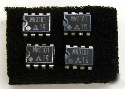 Four nos panasonic MN3101 bbd clock generator ics
