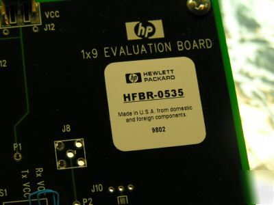 Hp hfbr-0535 evaluation kit for 1X9 fiber optic 1.25 gb