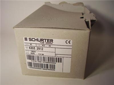 Lot schurter fuse drawer connectors f'grip 4303.2912
