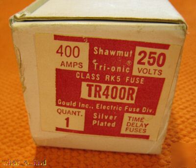 New gould shawmut TR400R fuse tr-400-r 400 a 250 v 