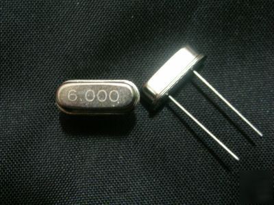 PACK100, 6MHZ / 6.000MHZ crystal oscillators hc-49S