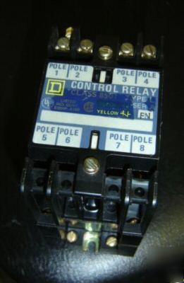 Square d control relay class 8501 type lo-40 ser a