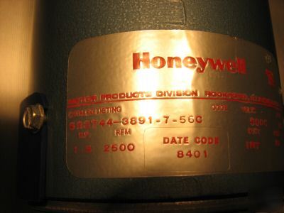 Honeywell 90V dc motor 1-1/2 hp wind generator 90 volt 