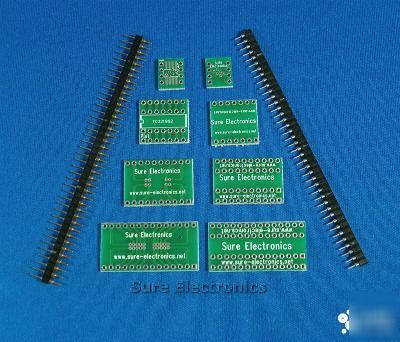 8 14 20 28 pin soic to dip pcb adapter / convertor