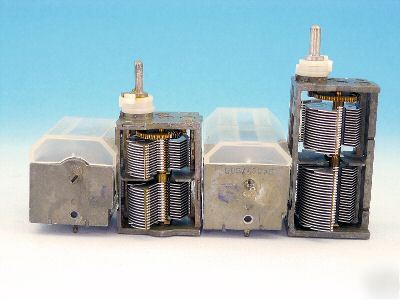 Dual air variable capacitors 380PF 320PF + 505PF 480PF 