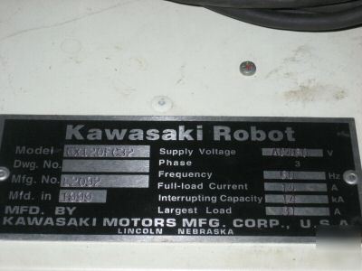 Kawasaki robot control unit UX120FC32