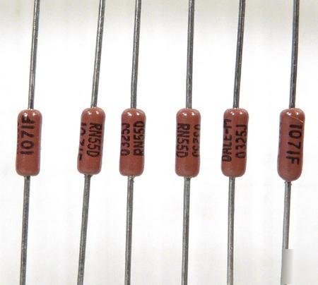 Lot of 856 vishay dale cmf-55 1.07K ohm 1% t-1 resistor