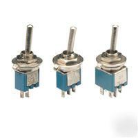 New : 5 x ultra-miniature toggle switches spst on/off