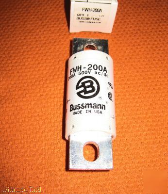 New buss semiconductor fwh-200A fuse fwh-200 FWH200A