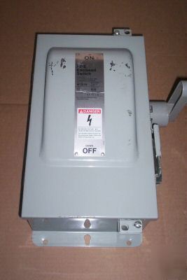 New siemens ite enclosed switch NF351H 30A 3 ph 600VAC 