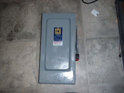 Square d H222 60 amp 2 p safety switch disconnect 240 v