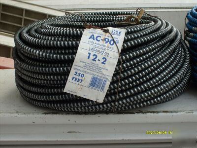 New 12 2 bx commercial industrial wire 250 ft roll 