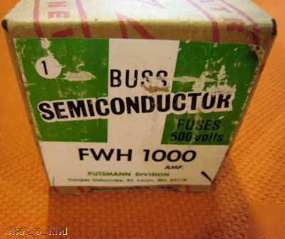 New buss fwh-1000 fuse FWH1000 semiconductor fwh-1000A