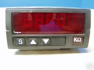 Simpson hawk H235 digital panel meter H235-1-0830-0-2-0