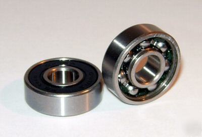 (10) 608-1RS bearings, 8 x 22, skateboard, open 1 side