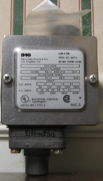 Barksdale E1H-H250 pneumatic pressure switch 