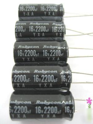 16V 2200UF rubycon ultraesr motherboard capacitor 5PCS 