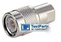 05-01919 - coax adapter tnc-male to fme-male coaxial rf