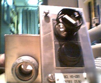 1-a.b. strinless steel enclosure with p. button & sw